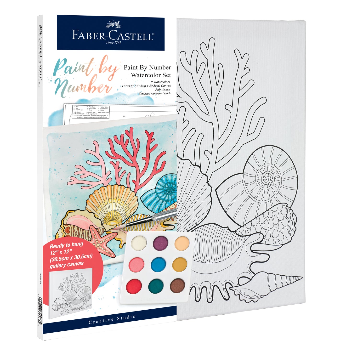 FABER-CASTELL - Paint By Number Watercolor Sets
