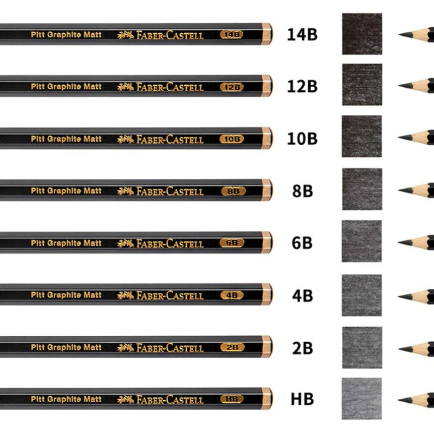 Faber-Castell - Pitt Graphite Matte Pencils