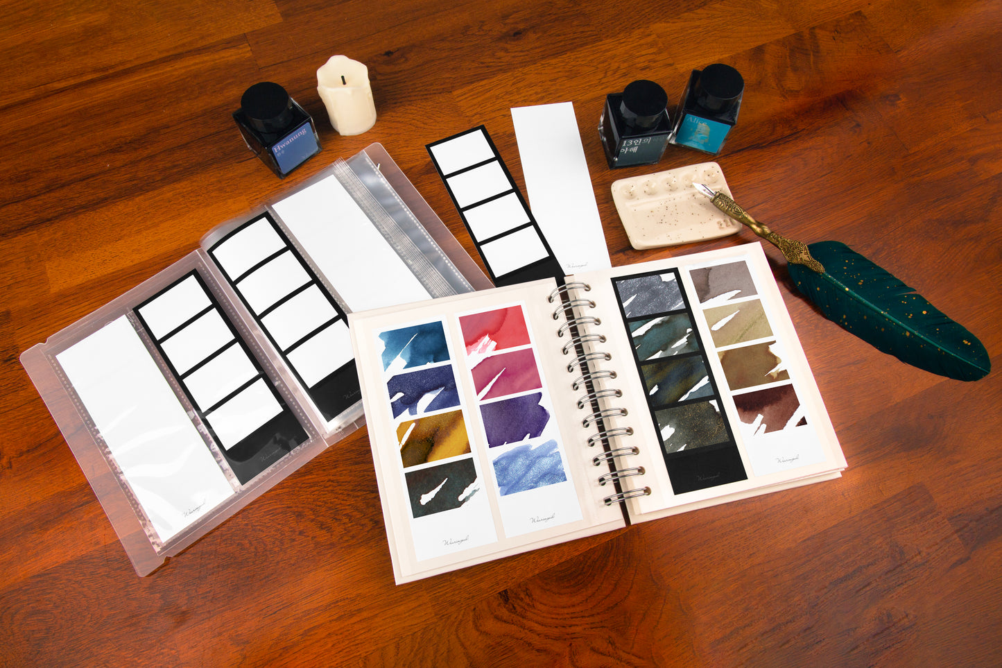 WEARINGEUL - Ink Color Swatch Paper (Ink Color Swatch Cards)