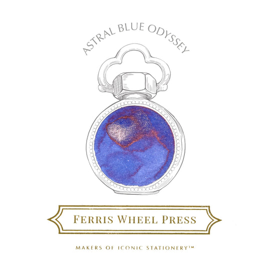 FERRIS WHEEL PRESS - Astral Blue Odyssey Ink - 10ml.