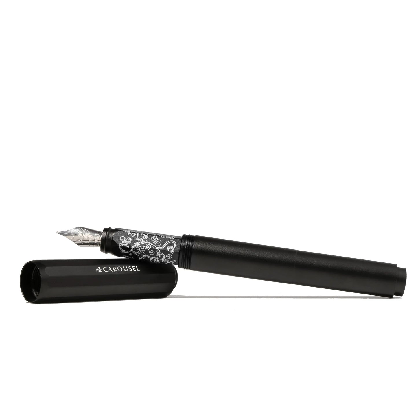 Ferris Wheel Press Aluminum Carousel Pluma Estilografica - Bearrington Black