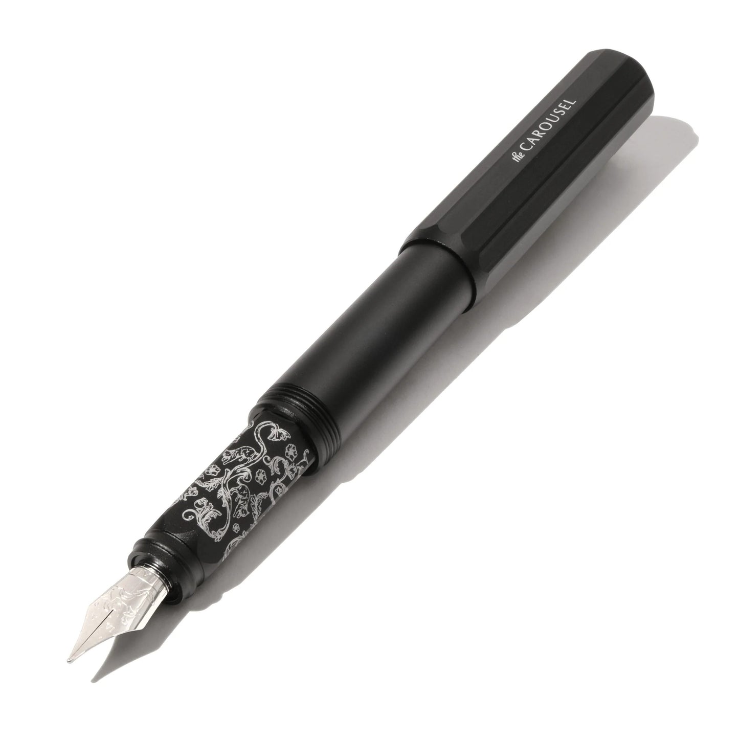 Ferris Wheel Press Aluminum Carousel Pluma Estilografica - Bearrington Black