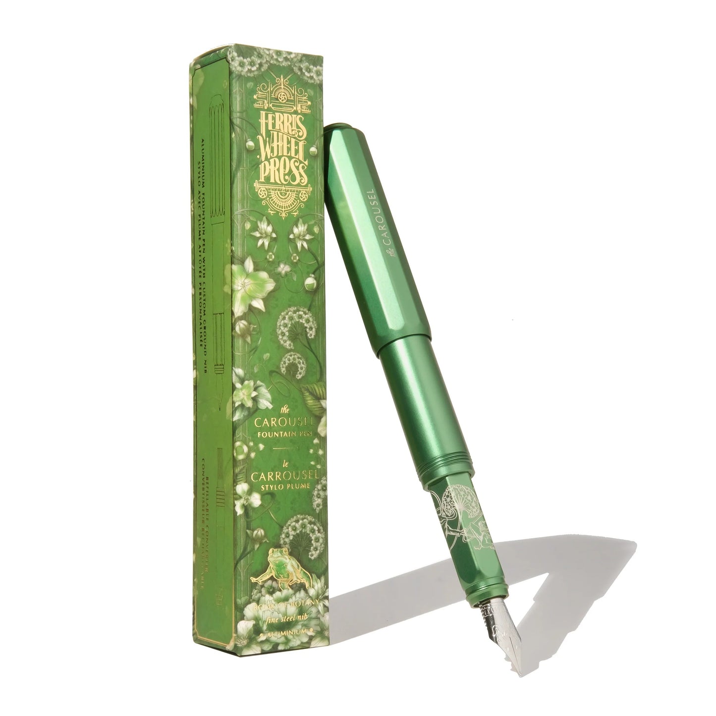 FERRIS WHEEL PRESS - Aluminum Carousel Fountain Pen - Book of Botany