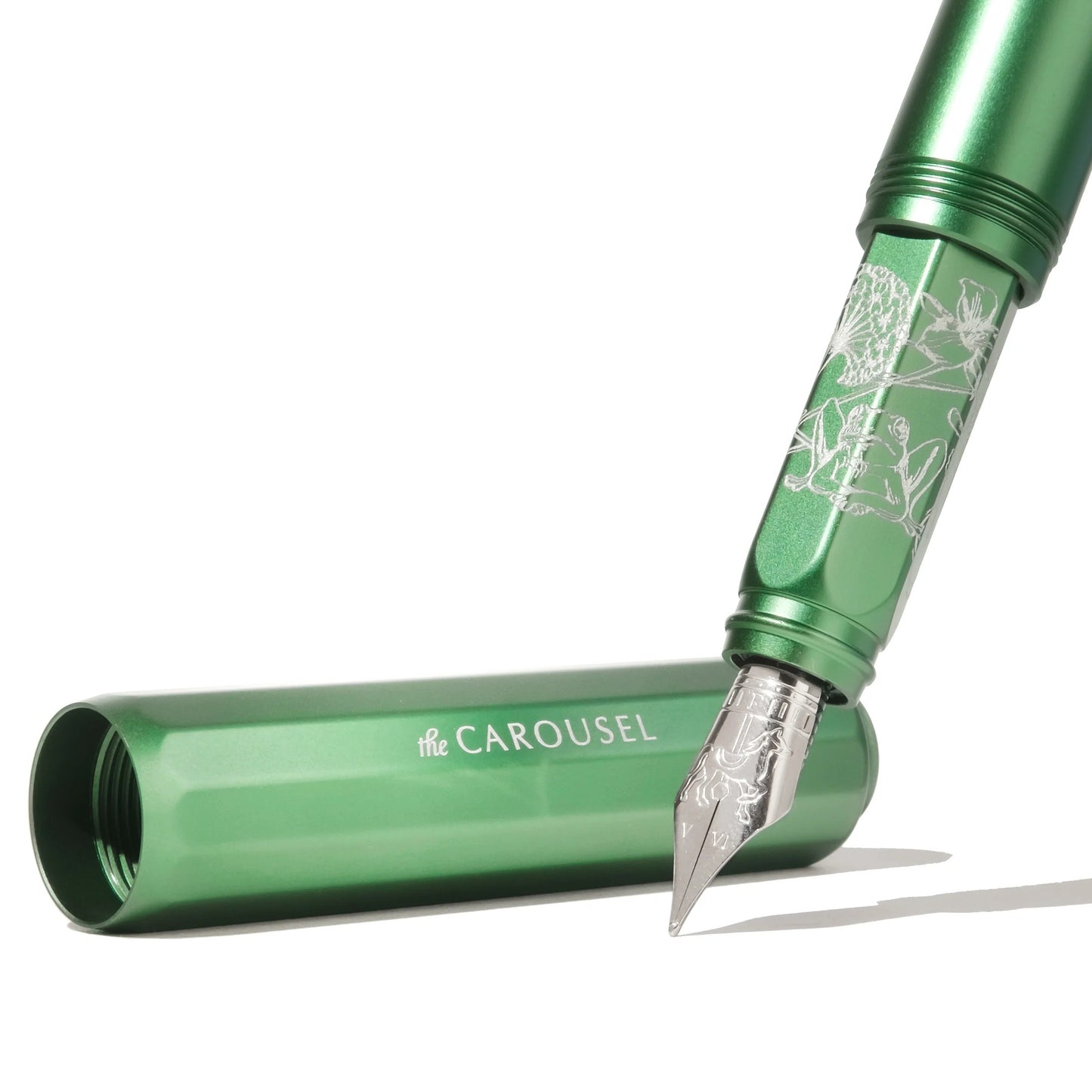 FERRIS WHEEL PRESS - Aluminum Carousel Fountain Pen - Book of Botany