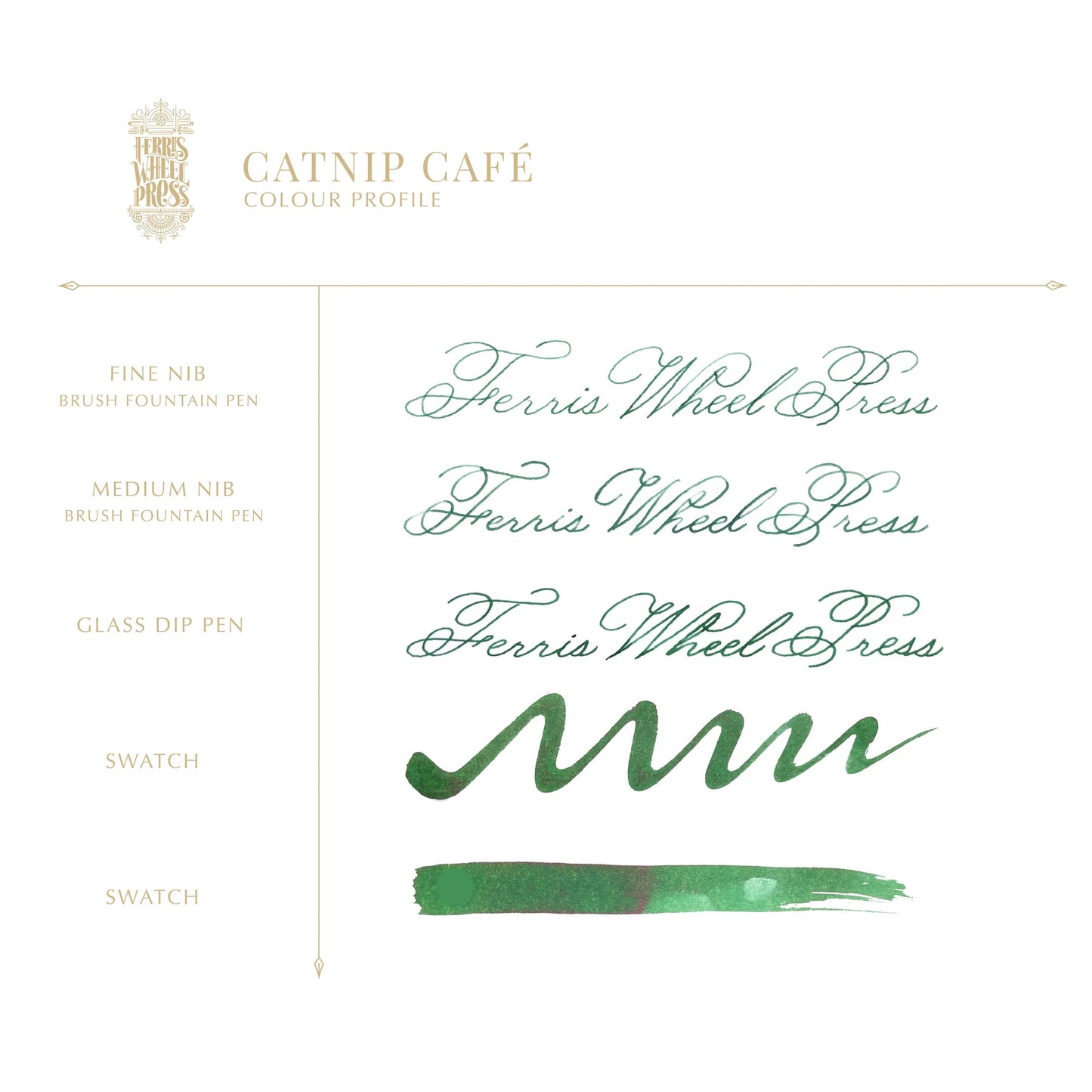 FERRIS WHEEL PRESS - Catnip Café Ink - 10ml.