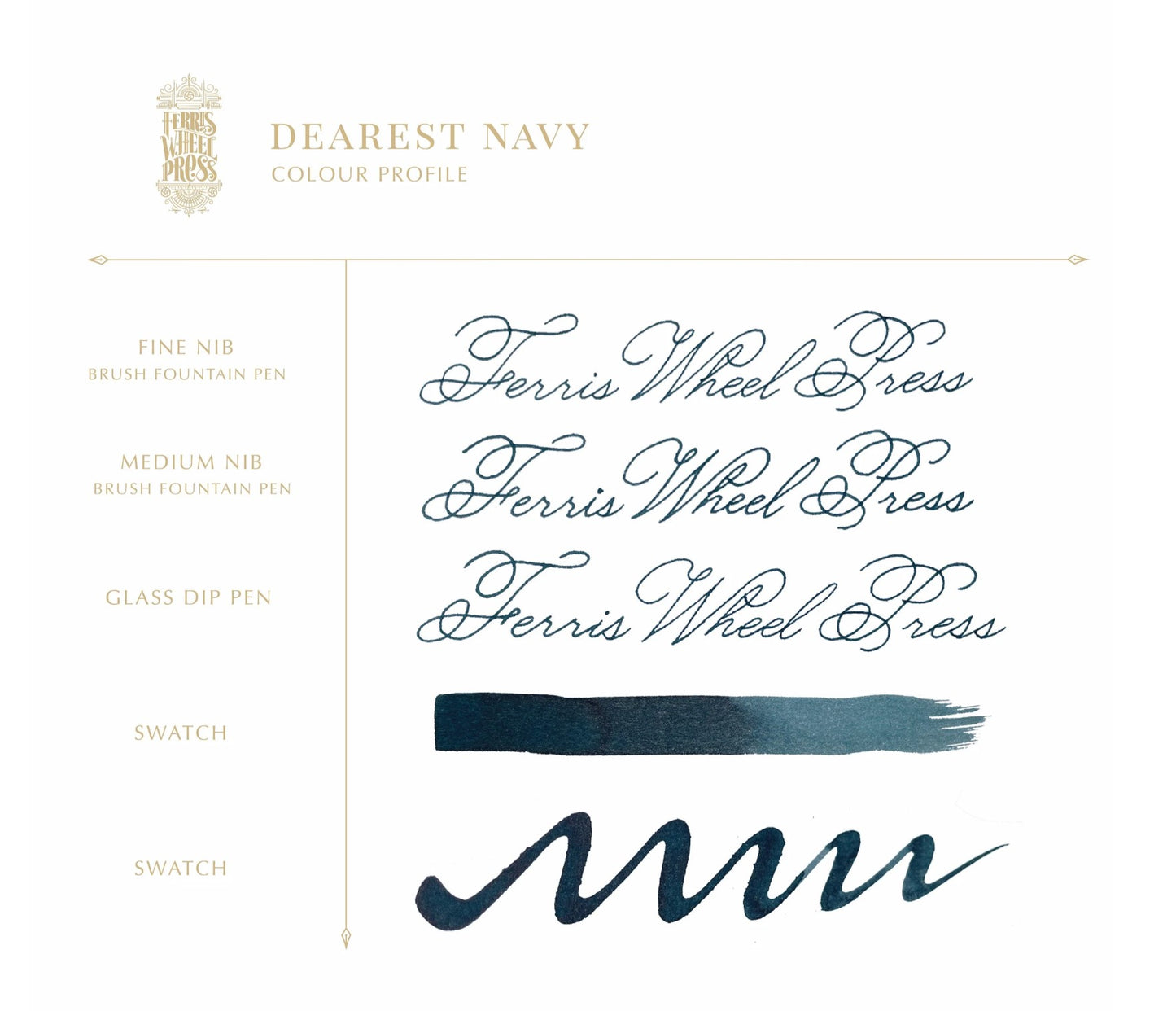 FERRIS WHEEL PRESS - Everyday Collection | Dearest Navy Ink