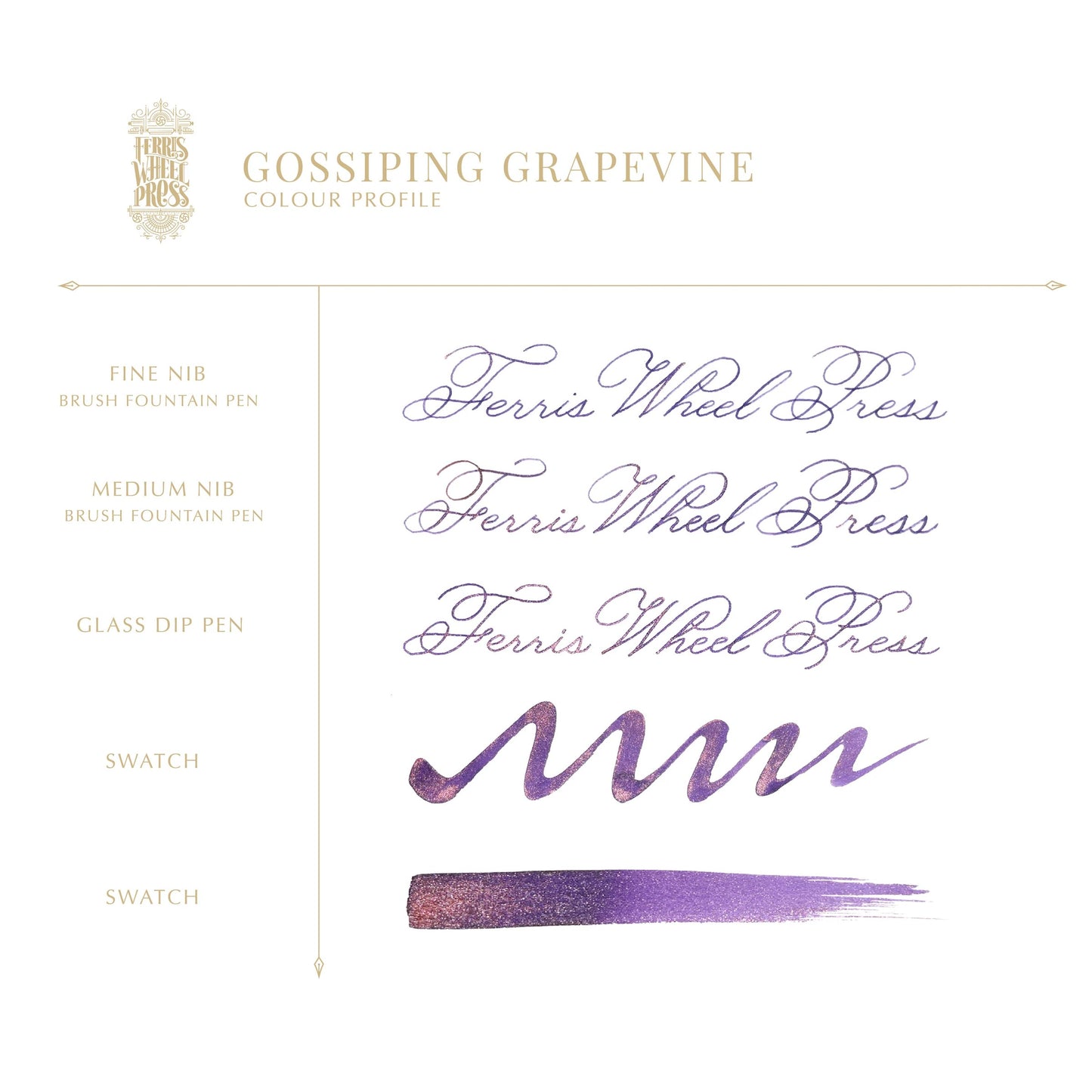 FERRIS WHEEL PRESS - Gossiping Grapevine Ink - 10ml.