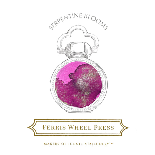 FERRIS WHEEL PRESS - Curious Collaborations | Special Edition LNY - Year of the Snake - Serpentine Blooms Ink - 38ml.