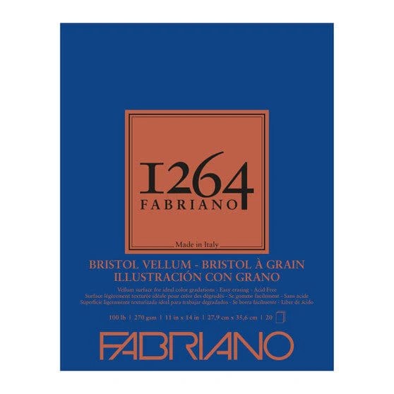 FABRIANO - 1264 Bristol Pads (Libreta de Dibujo 270GSM)