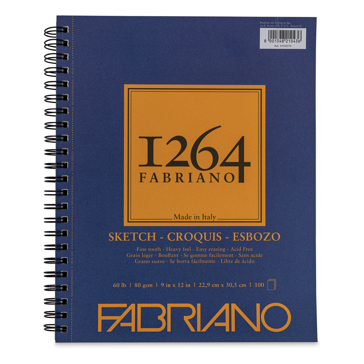 FABRIANO - 1264 Sketch Pads (Libreta de Sketch 80GSM)