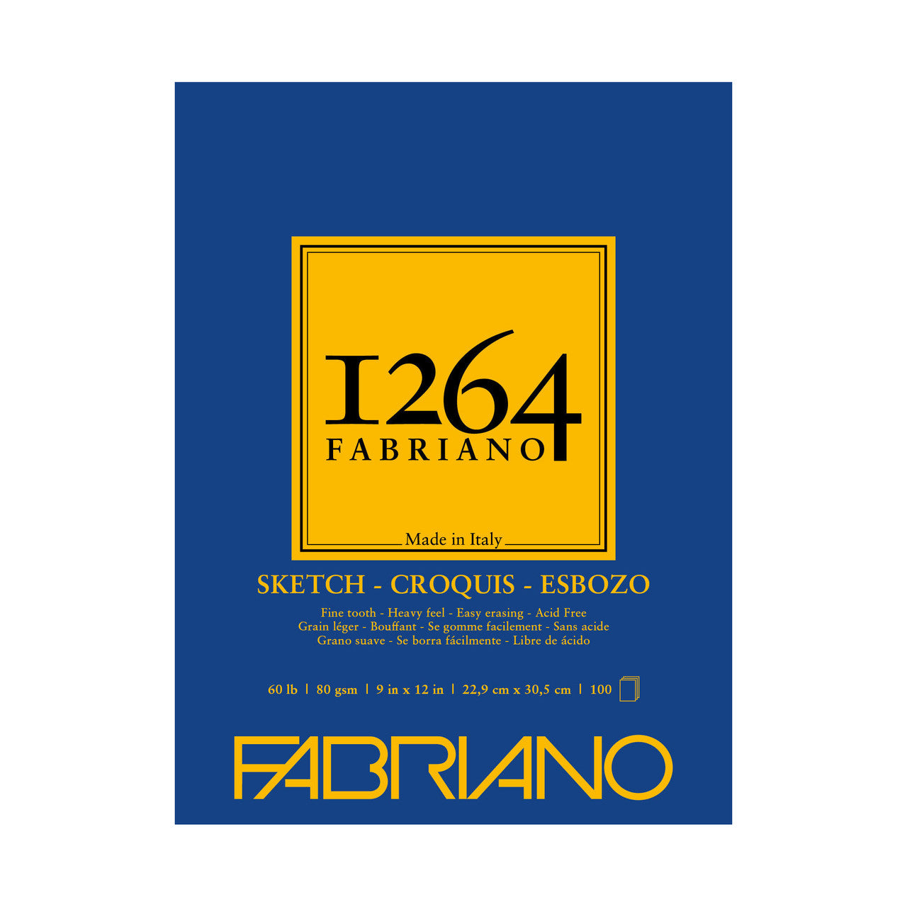FABRIANO - 1264 Sketch Pads (Libreta de Sketch 80GSM)