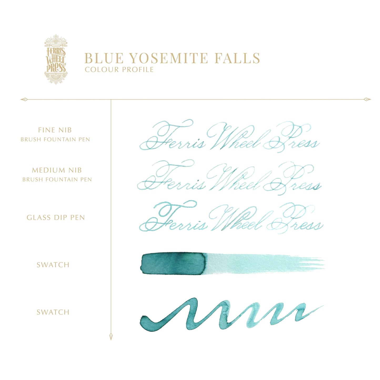 FERRIS WHEEL PRESS - Blue Yosemite Falls Ink