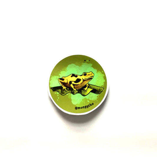 Mongycho - Rana dorada Sticker