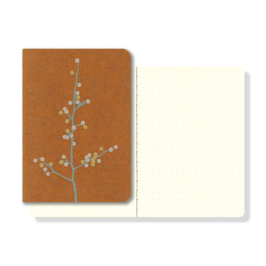 Yamamoto Paper - RO-BIKI NOTE - Branch Flower - Dotted Notebook