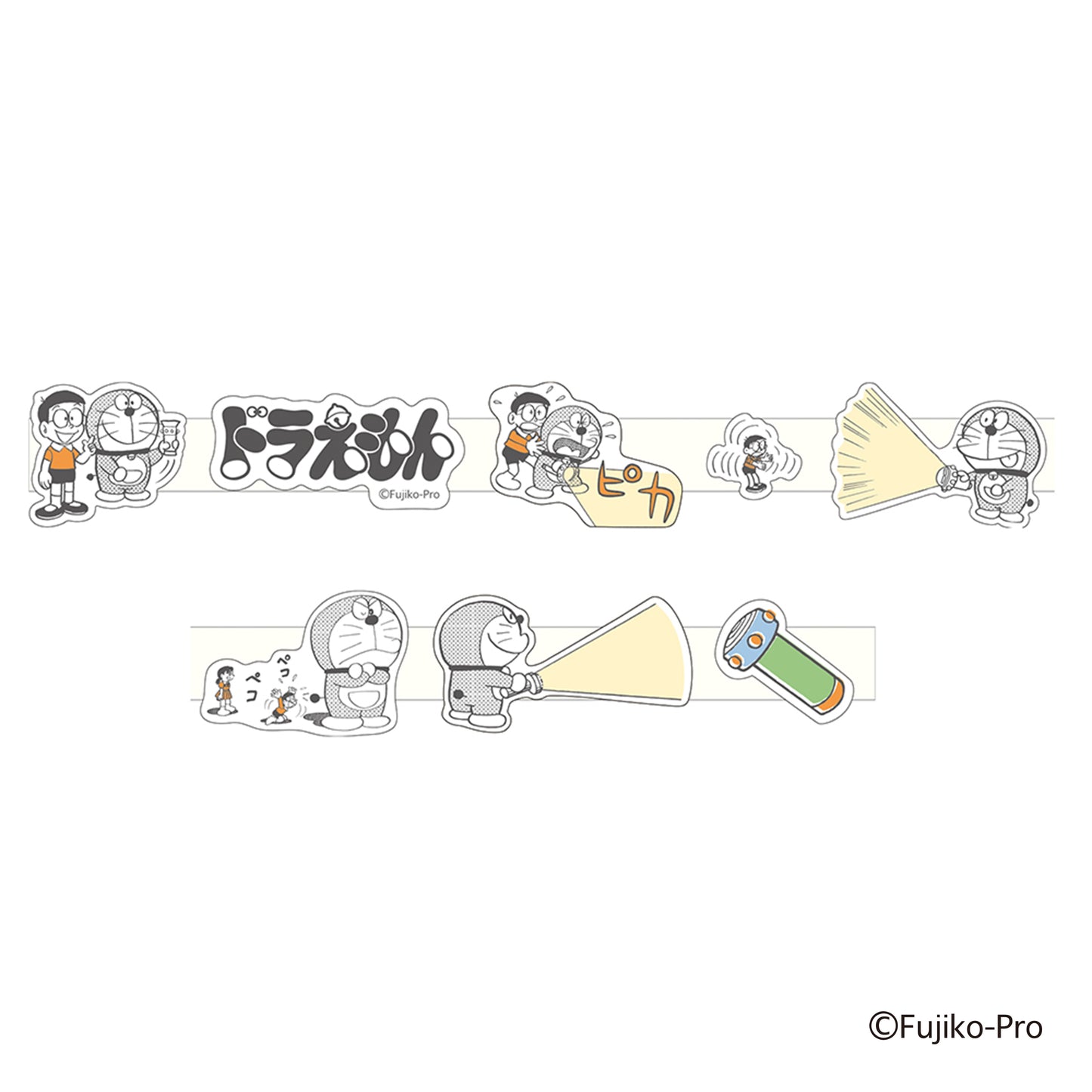 GREEN FLASH - Doraemon Roll Stickers (Pegatinas)