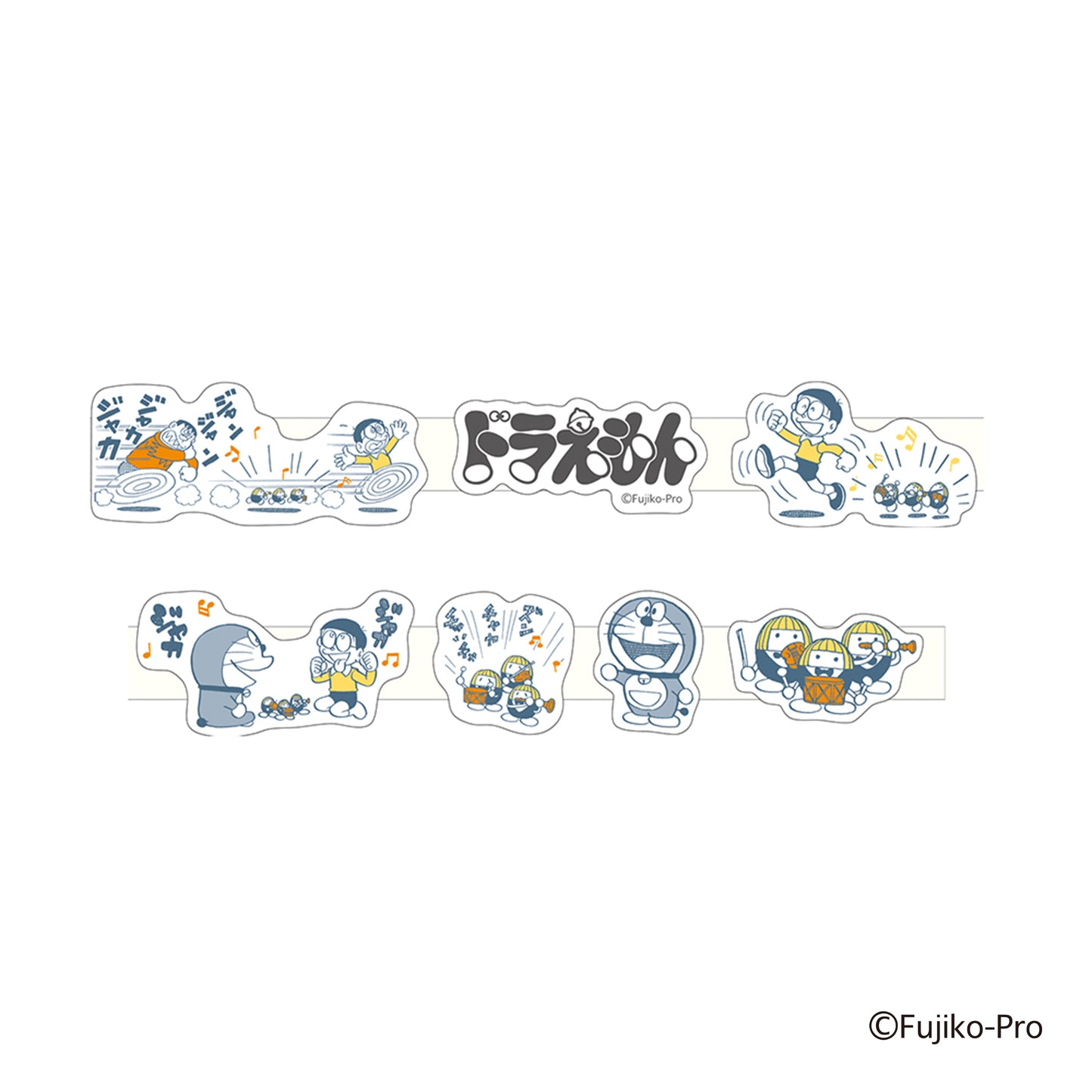 GREEN FLASH - Doraemon Roll Stickers (Pegatinas)