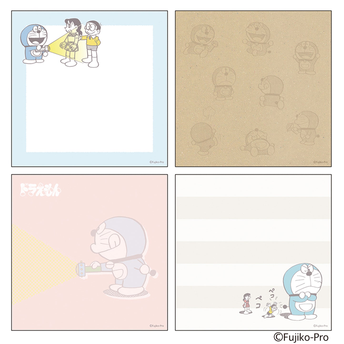GREEN FLASH - Doraemon Square Memo Pads (Bloc de Notas)