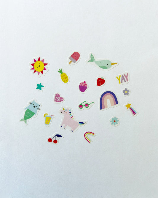 GIRL OF ALL WORK - Jumble Washi Stickers - Magical Day