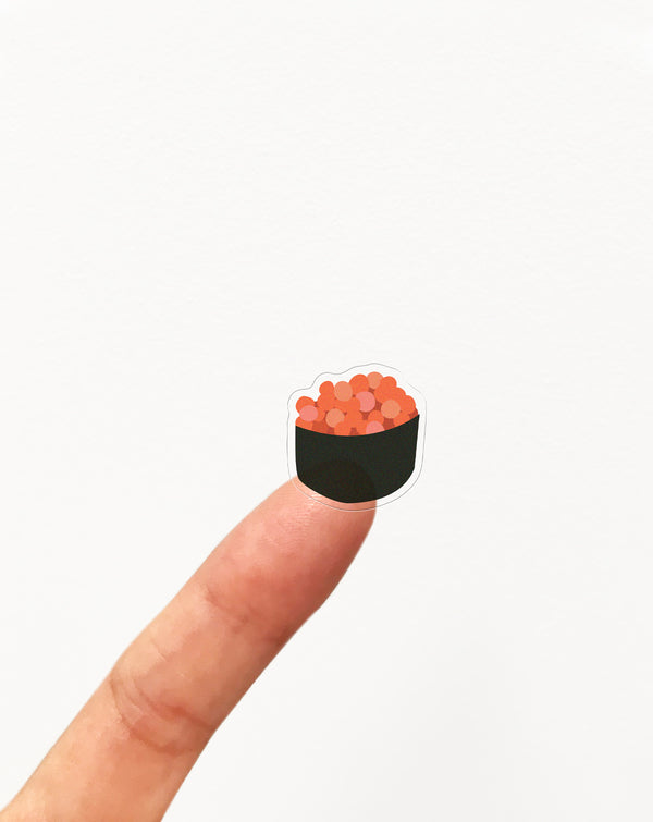 GIRL OF ALL WORK - Clear Stickers - Sushi