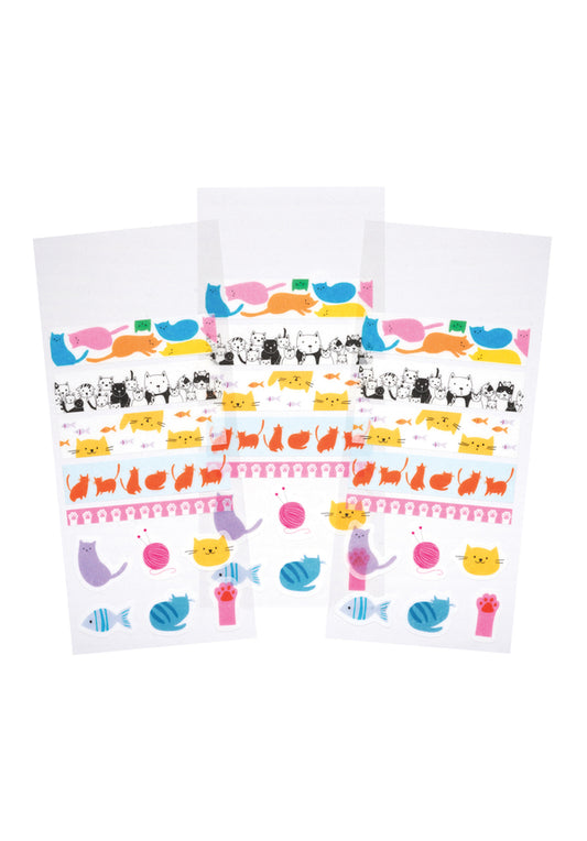 GIRL OF ALL WORK - Washi Stickers - Cats