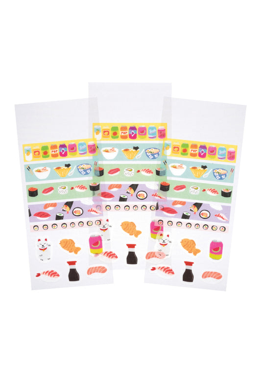 GIRL OF ALL WORK - Washi Stickers - Asian Foods