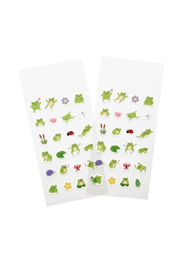 GIRL OF ALL WORK - L'il Sticks Washi Stickers - Frogs