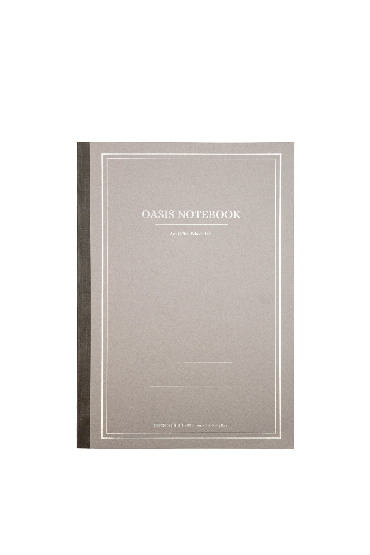 Itoya ProFolio Oasis Notebook B5 - De Rayas - Grey