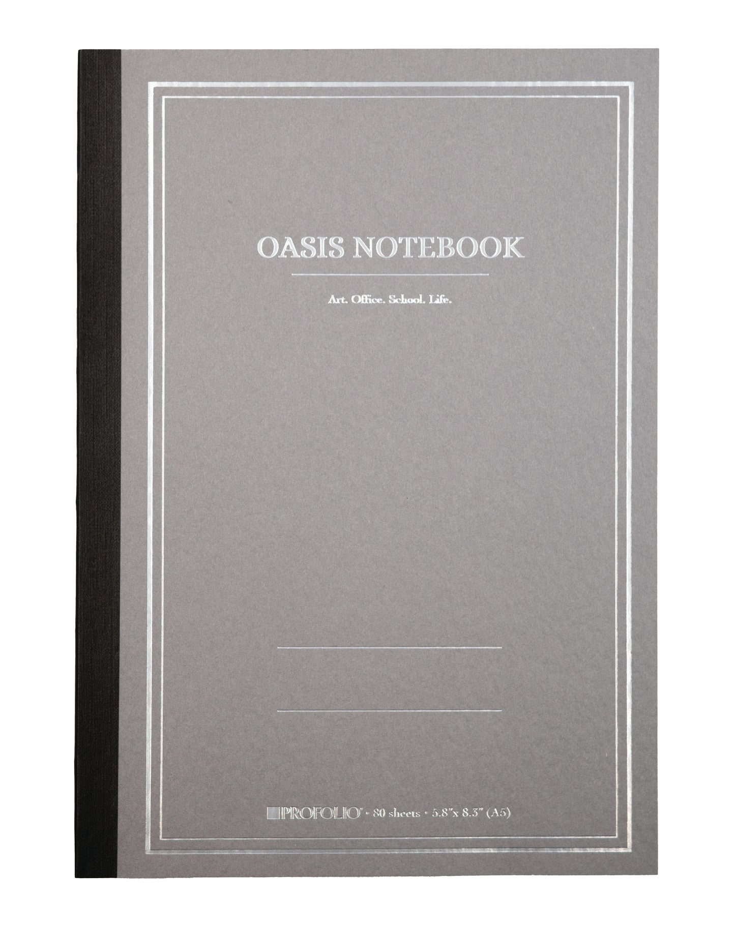 Itoya ProFolio Oasis Notebook A5 - De Rayas - Gray