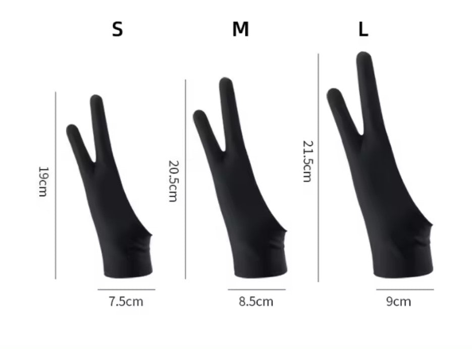 Polyester Gloves for Drawing or Painting