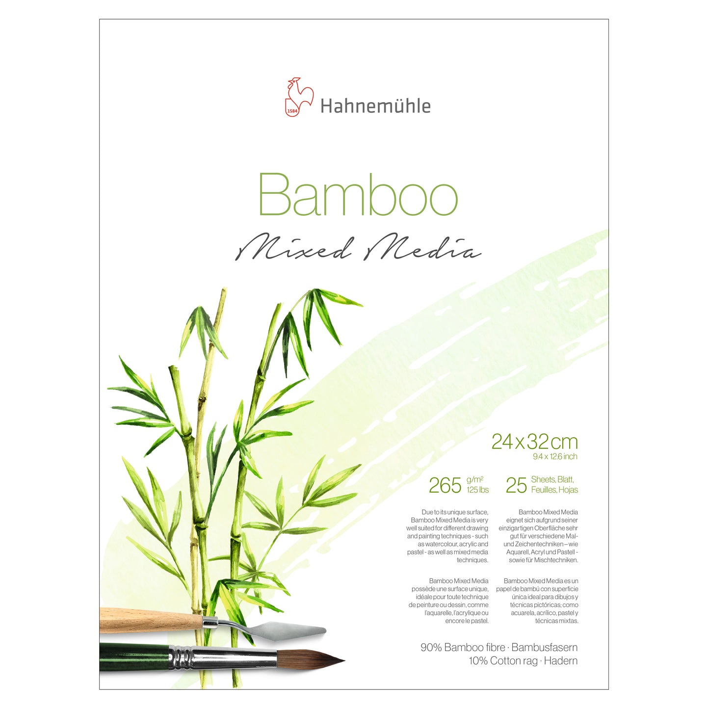 HAHNEMÜHLE - The Natural Line Bamboo Mixed Media Pads & Blocks