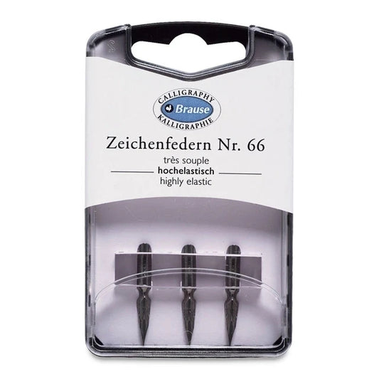 NIBS - BRAUSE - Zeichenfedern #66 - Arrow Nib Extra Fine