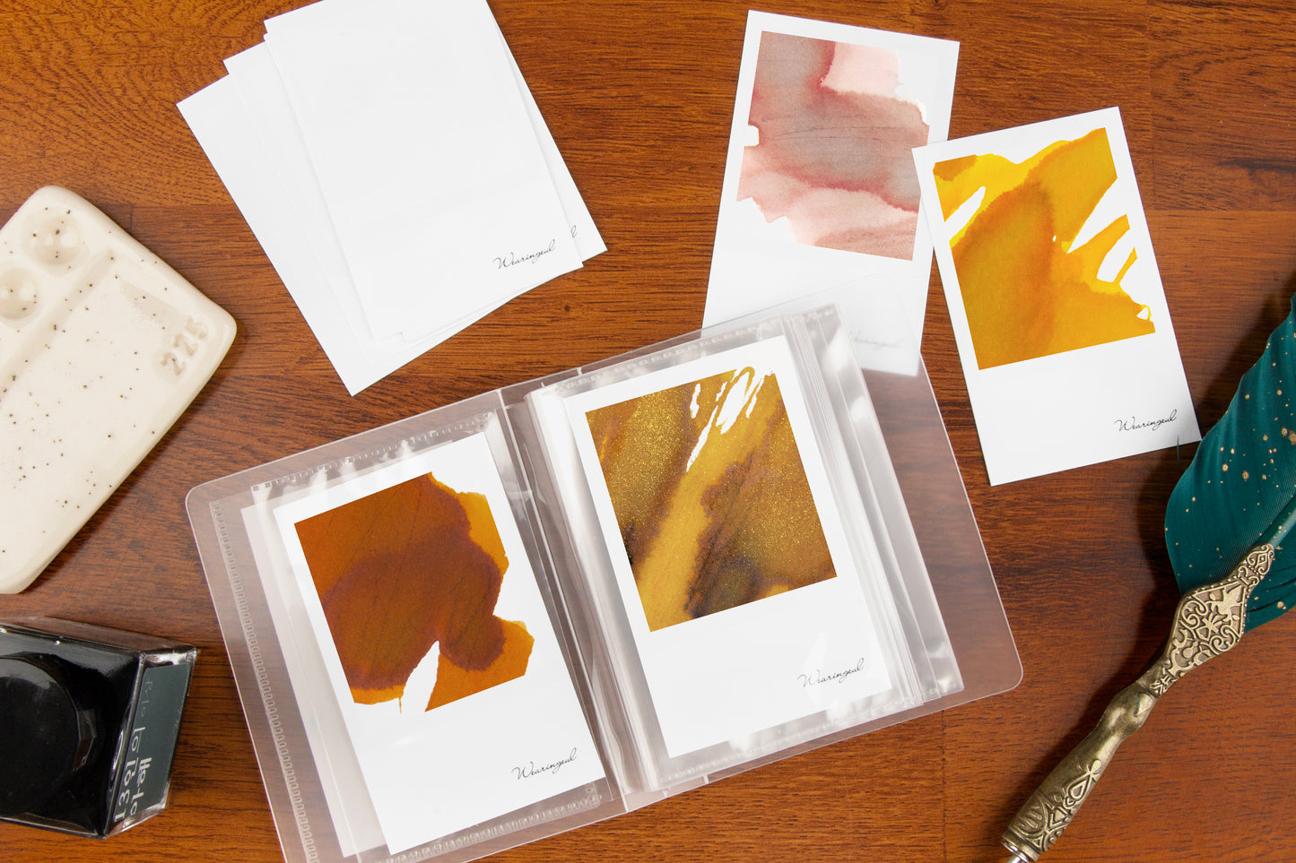 WEARINGEUL - Ink Color Swatch Paper (Ink Color Swatch Cards)