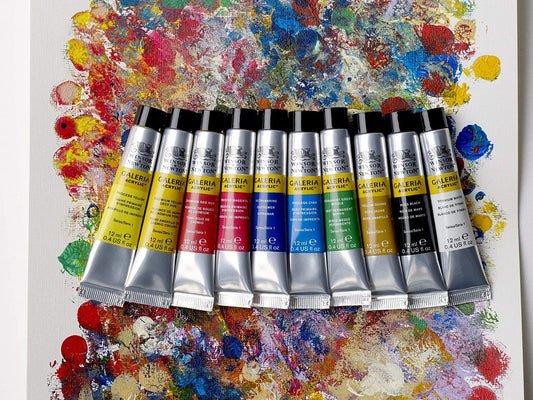 WINSOR & NEWTON - Fine Art Galeria Set de Pintura Acrílicas