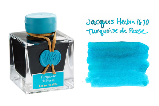 J. HERBIN - 1670 Anniversary Ink - Turquoise de Perse - Tinta Boltella 50ml.