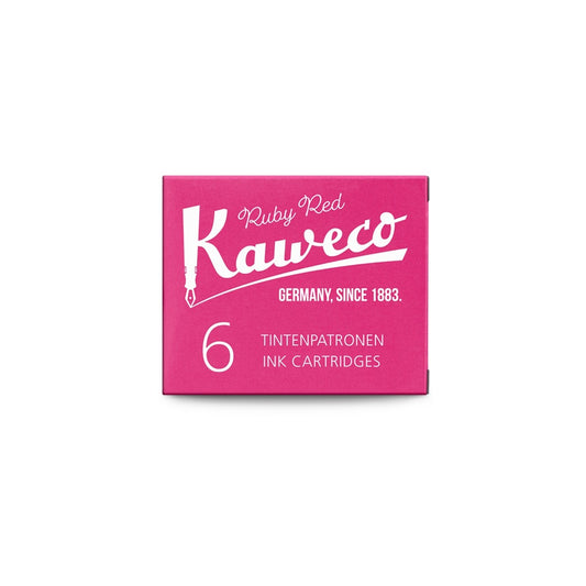 Kaweco Ink Cartridges - 6 unidades - Ruby Red