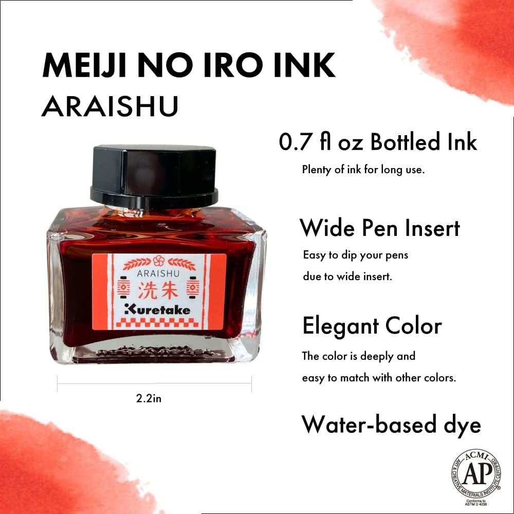 INK CAFÉ - Meiji No Iro Ink (Tintas para pluma estilográficas/fuentes)