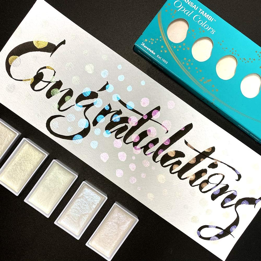 KURETAKE ZIG - Gansai Tambi Metallic Watercolor Sets