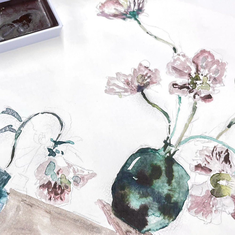 KURETAKE ZIG - Gansai Tambi Metallic Watercolor Sets