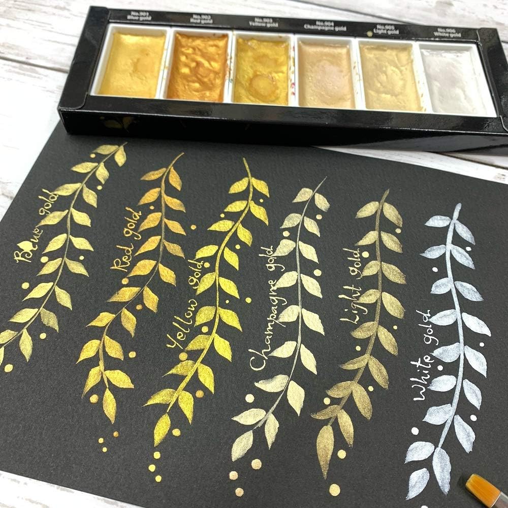 KURETAKE ZIG - Gansai Tambi Metallic Watercolor Sets