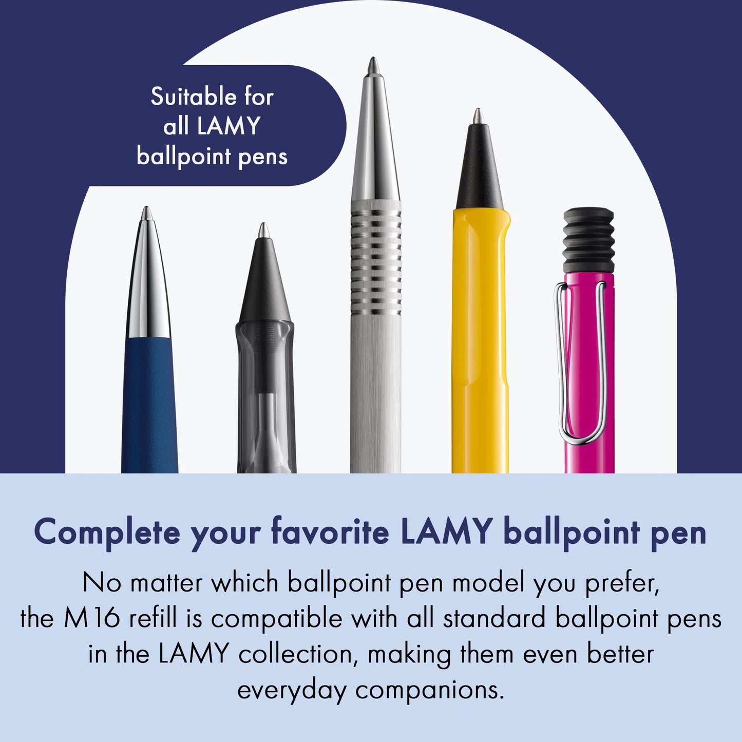 LAMY - M16 Refill Ballpoint (Recambios) - Black