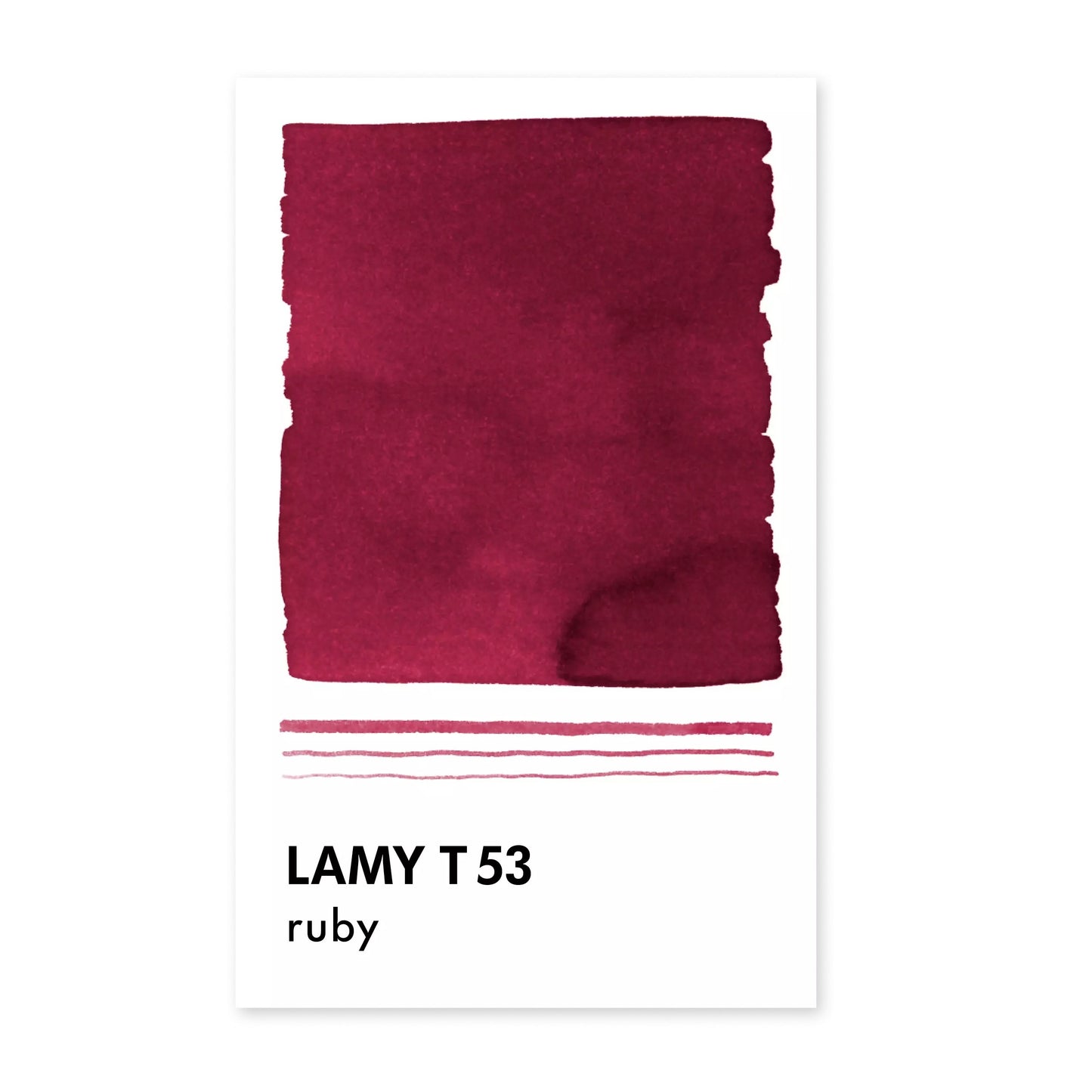 LAMY - Ink Bottle T53 Fountain Pen Ink - Ruby