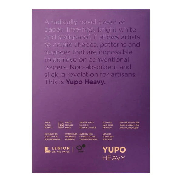 LEGION PAPER - Yupo Heavy Pads (Notebooks with 100% polypropylene paper)