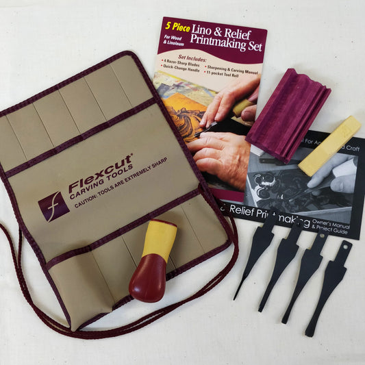 FLEXCUT TOOLS - Linen & Relief Printmaking Set