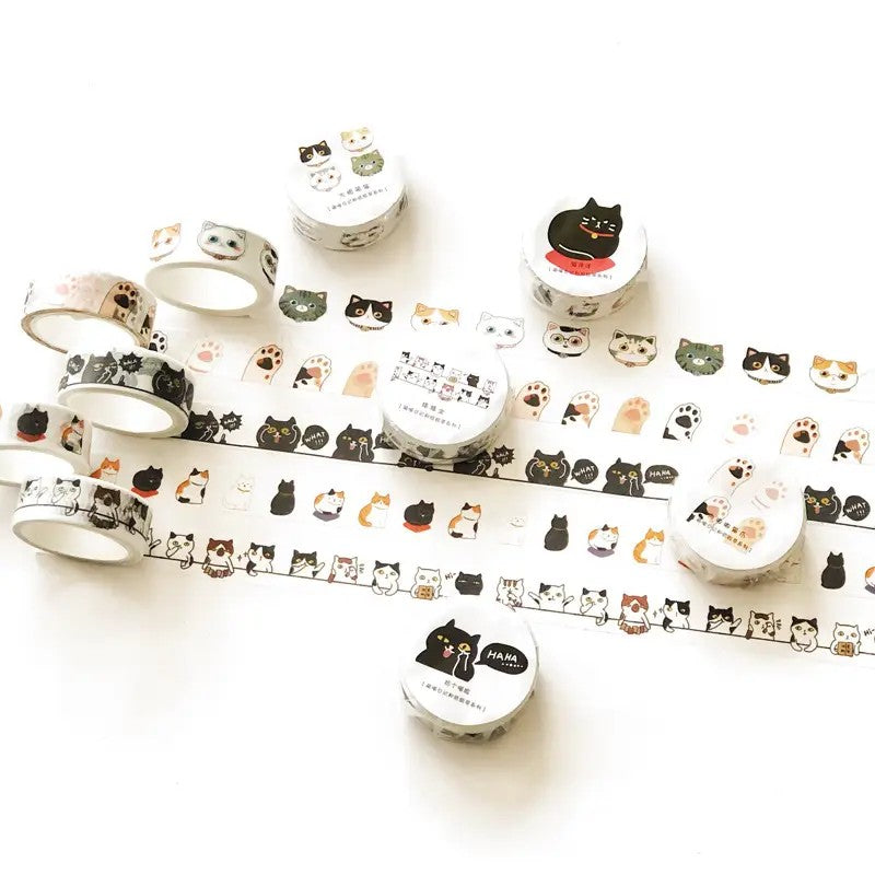 Washi Tape - Walking Meow
