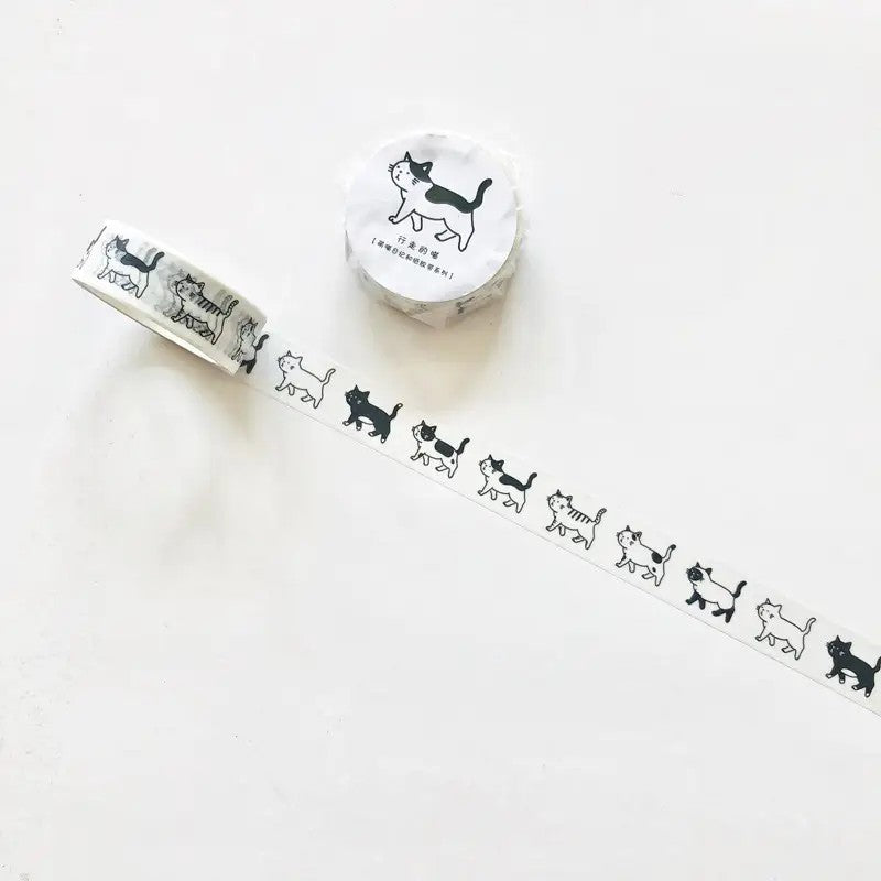 Washi Tape - Walking Meow