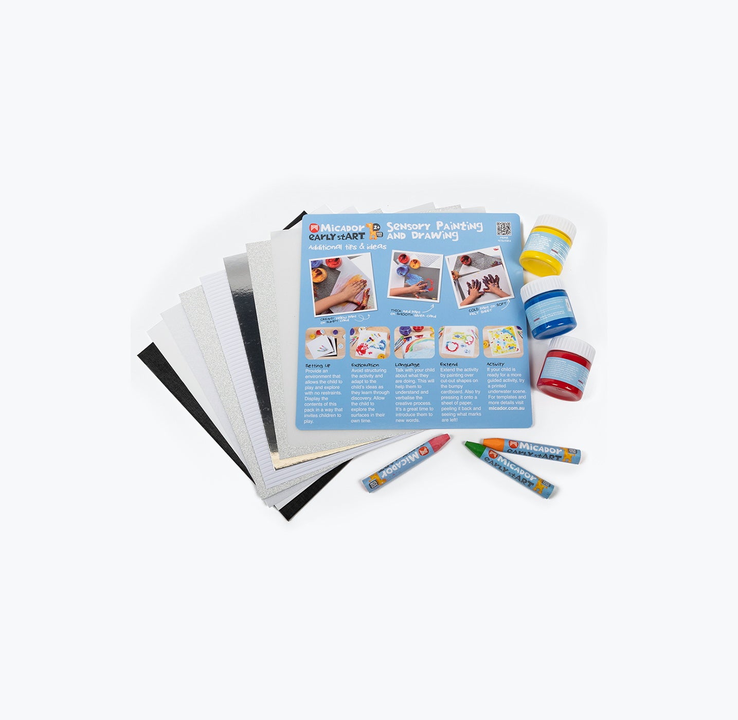 MICADOR EARLY START - Sensory Paint & Draw Pack