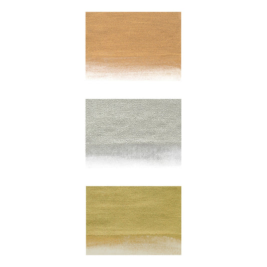 NICKER COLOUR - Metallic Powder Poster Color - SILVER - 40ml.