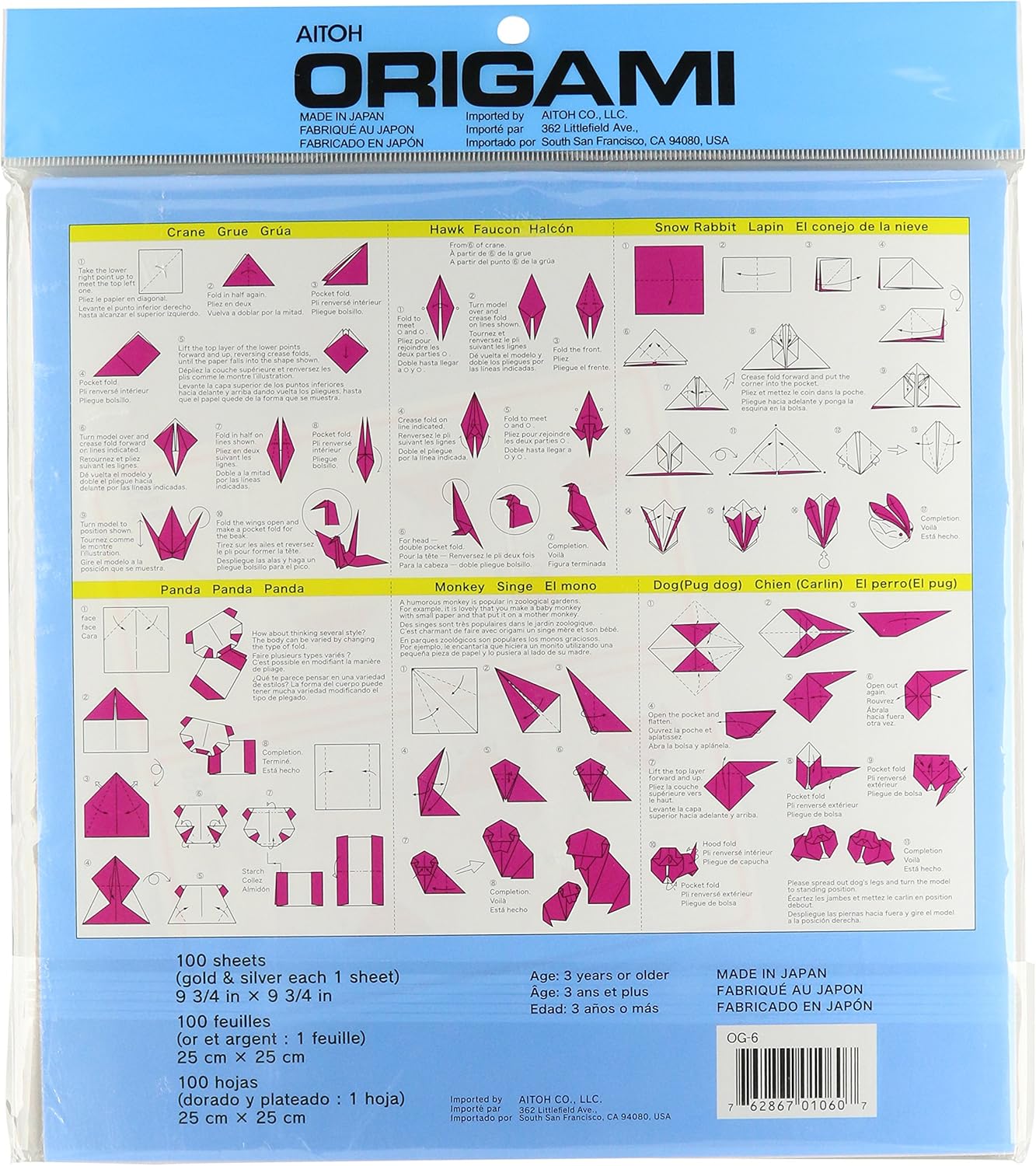 Origami Packs Basicos de Colores