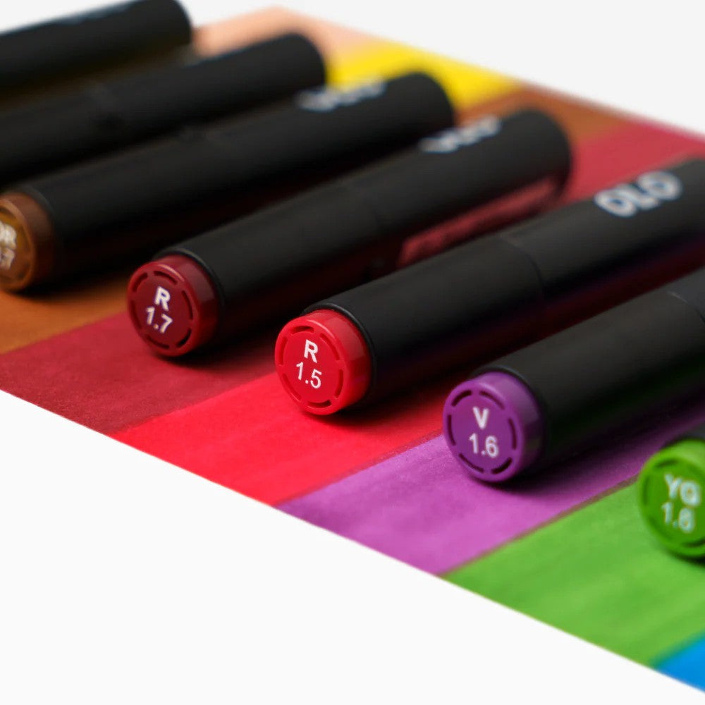 Olo Marker - Brush Comic Set 8 unidades