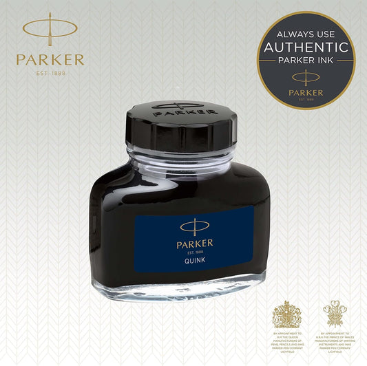 PARKER - Quink Ink Bottle - Blue Black